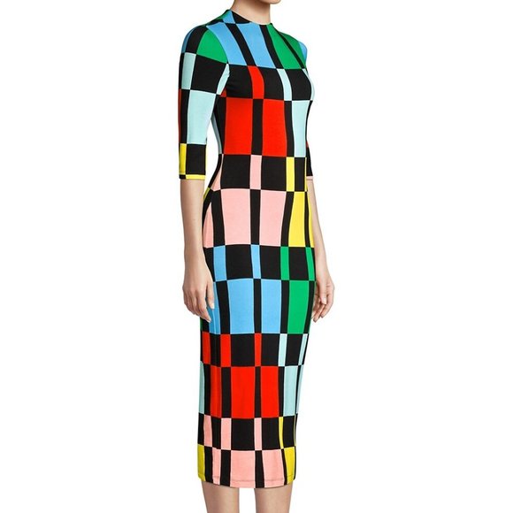 Alice + Olivia Dresses & Skirts - Alice + Olivia Delora fitted Colorblock Sheath Dress Size 2